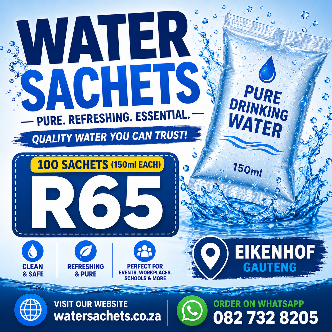 Water sachets