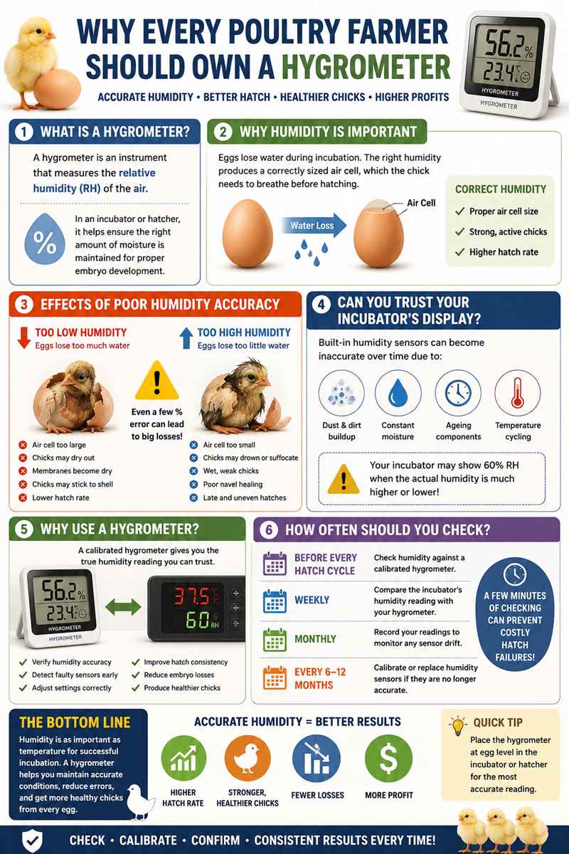 Why Every Poultry Farmer Should Own a Hygrometer
