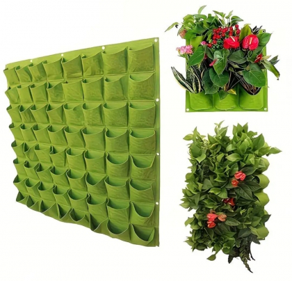 18 pocket vertical gardening mat