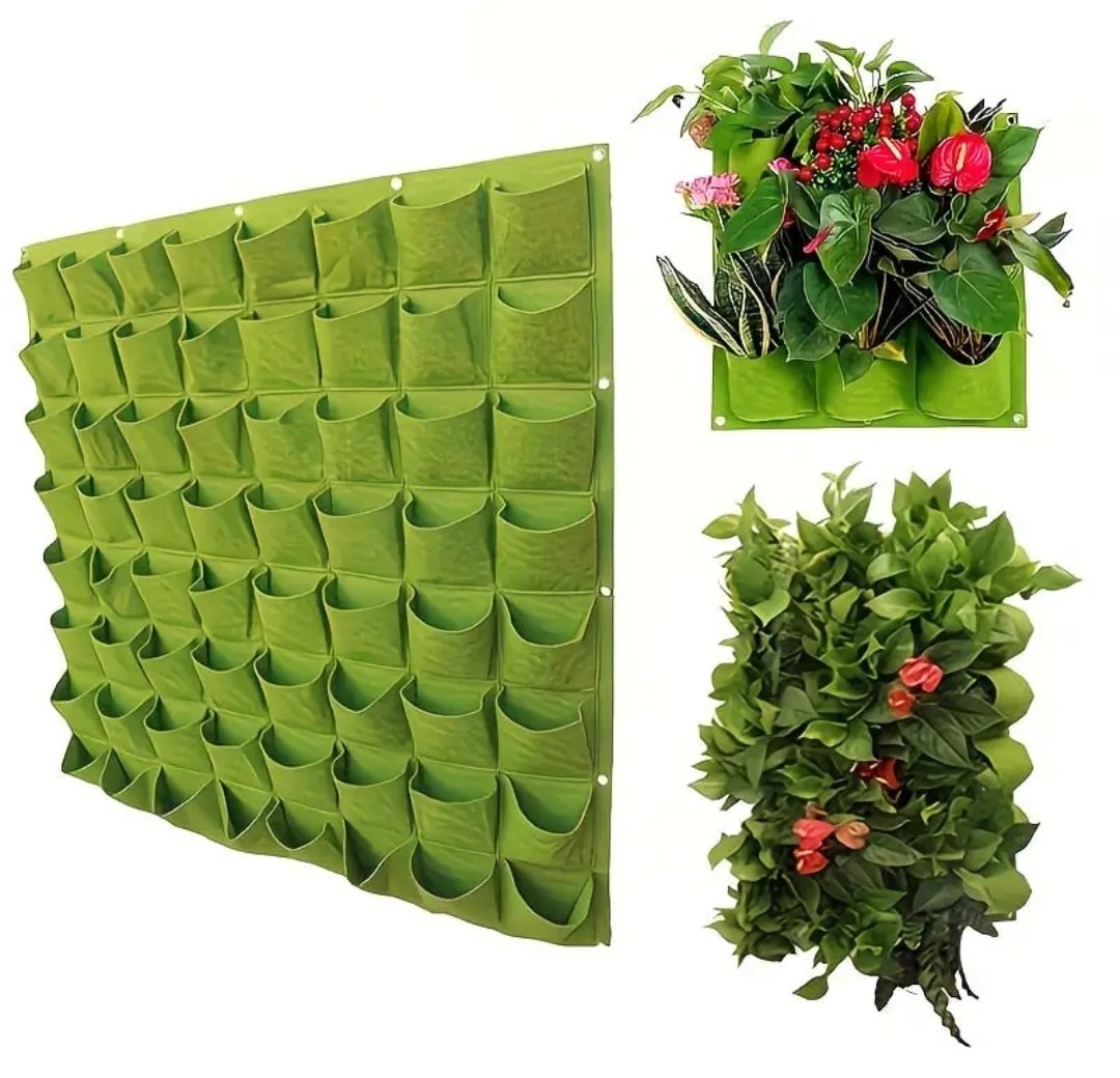 18 pocket vertical gardening mat